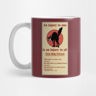 An injury to one is an injury to all - IWW - Industrial Workers of the World - One Big Union Mug